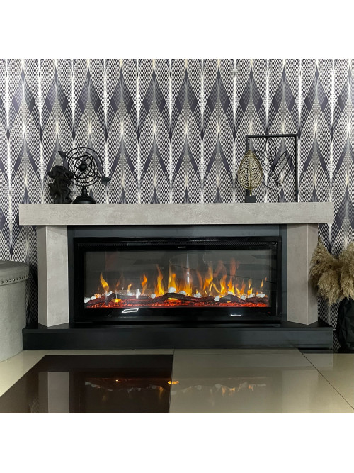 Каминокомплект Palermo maxi & Schubert 42, 700x1500x300 мм, 1500W, больше 60 цветовых сочетаний, Термостат, Дрова