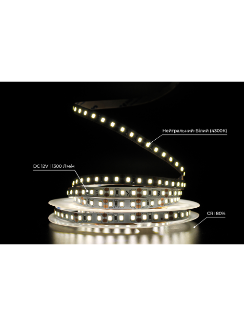Светодиодная LED лента PROLUM™ 12V; 2835\120; IP20; Series "SG", Нейтральный-Белый (3800-4300K)