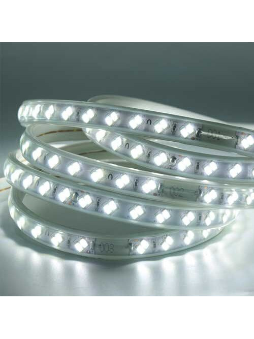 Светодиодная LED лента PROLUM™ 220V; 5730\120; IP68; Series "S", Белый (5500-6000К)
