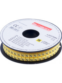 Маркер кабельный e.marker.stand.3.6.N, 3-6 кв.мм, "N",350шт.