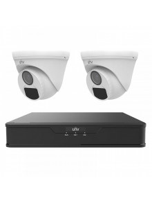 Комплект видеонаблюдения UNV XVR 4CH + 2 камеры 5 Мп (INT)
