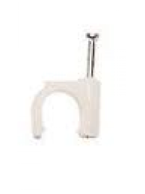 Clipsa rotunda p/u fixare cablu Ø6mm. Ambalaj: 100buc