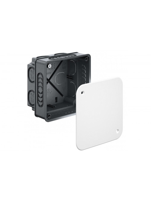 Junction casing with cover, 87 x 87 x 60 mm