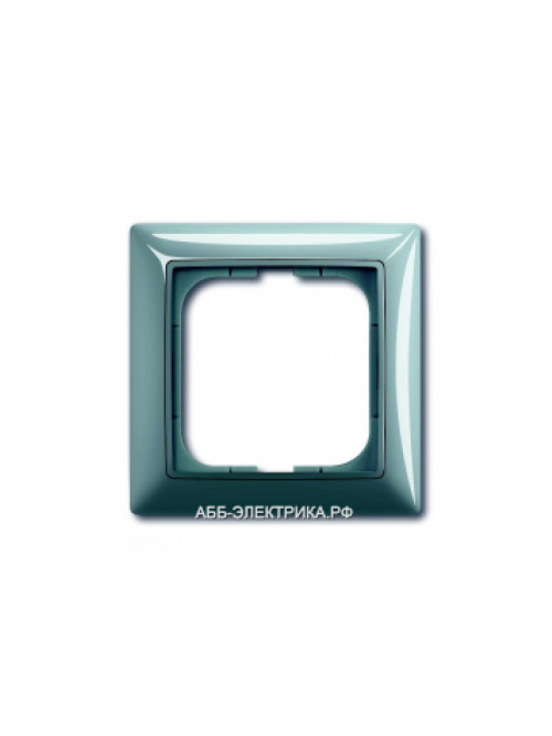 Рамка 1-ая (одинарная), цвет Бистро (голубой, ABB Basic 55