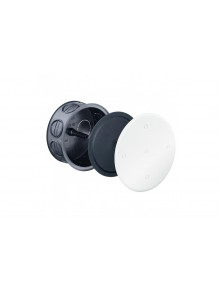 Junction box with plaster disc and cover