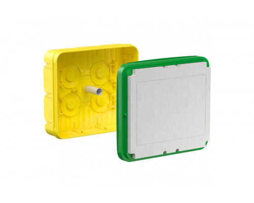 Universal installation housing with mineral fibreboard cover