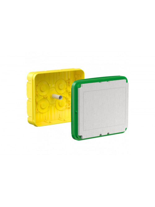 Universal installation housing with mineral fibreboard cover