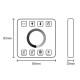 Контроллер PROLUM SPI; Single color; TOUCH панель; RF;