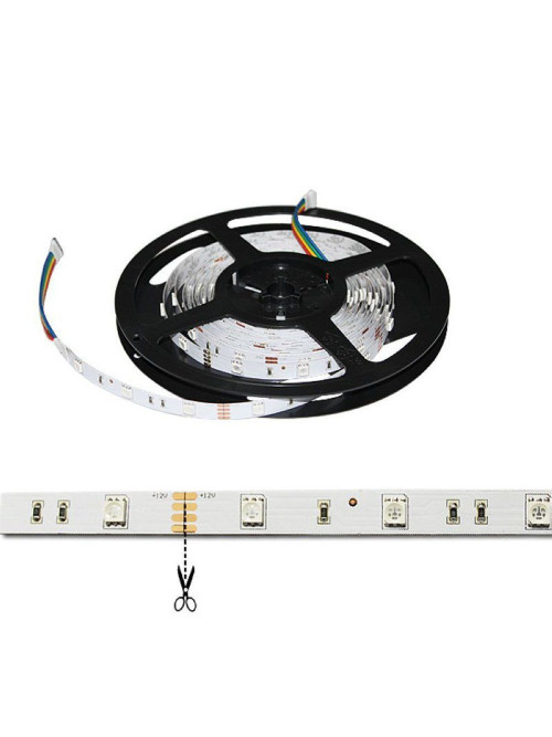 Светодиодная LED лента PROLUM™ 12V; 5050\30; IP20; Series "S", RGB