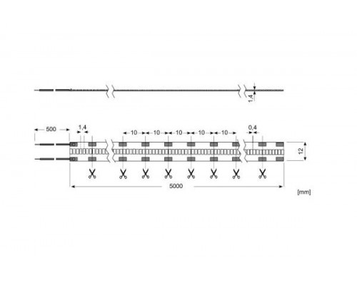 LED Star Strip 2300 UltraPitch, LED STRIP 2300UP S 930/24V 50M