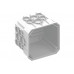 In-wall back box 115 x 115 x 101 mm, quadratic glow wire tested 850ºC