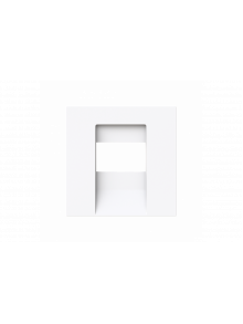 Cover plate TAE; UAE / TAE; USB / VGA / HDMI / loudspeaker 1 gang studio white - Busch-art linear