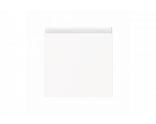 Busch-Jaeger – 2518-WD-44M Intermediate Ring with Hinged Lid for cover plates Busch-Balance® SI 1 gang with Sealing Ring studio white matt - Busch-art linear