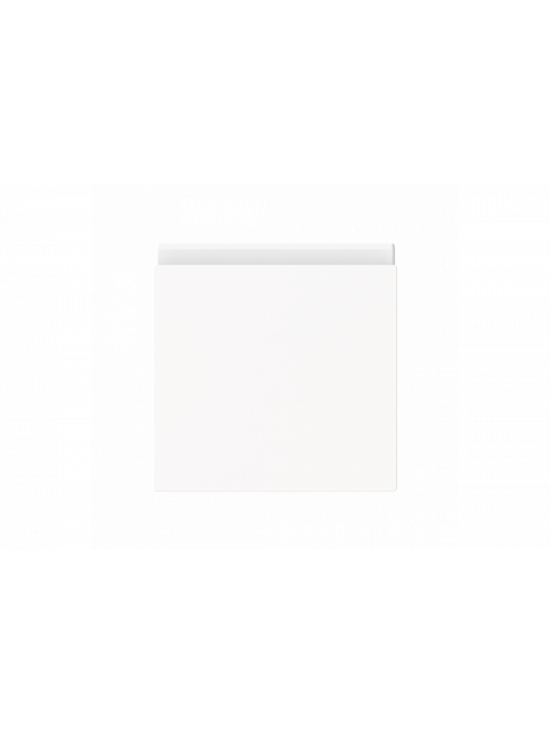 Busch-Jaeger – 2518-WD-44M Intermediate Ring with Hinged Lid for cover plates Busch-Balance® SI 1 gang with Sealing Ring studio white matt - Busch-art linear