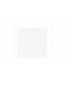 Rocker 1g dimming Symbol "dimming" studio white - Busch-art linear
