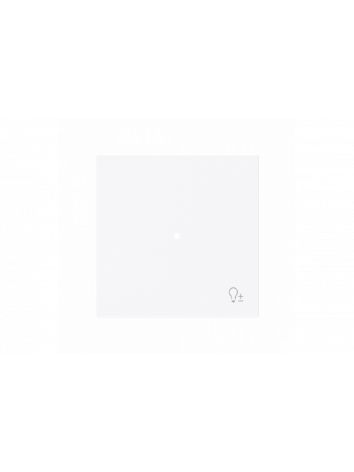 Rocker 1g dimming Symbol "dimming" studio white - Busch-art linear