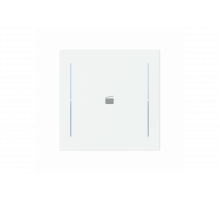 Busch-Jaeger – LFS/A.1.70.11-44M Cover plate with legend with Symbol "scene" studio white matt - Busch-art linear