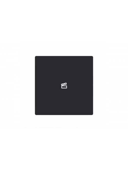 Busch-Jaeger – LFST/A.1.63.11-885 Cover plate with legend with Symbol "scene" black matt - 63x63