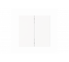 Control Element None for Dimmer Two-part button studio white matt - Busch-art linear