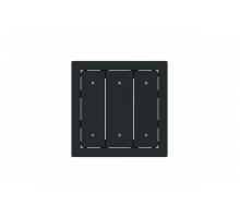 Rocker for Switch/push button Three-part rocker black matt - Busch-art linear