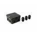 Junction box AK1-IP65, black, with 3 cable glands M20