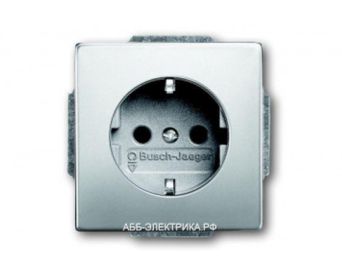 ABB BJE Сталь Розетка с/з с защитными шторками