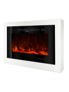 Каминокомплект Melania & Adeli, 740x1070x170 мм, 1500W, 3 цвета пламени, 5 режимов интенсивности пламени, Дрова и кристаллы