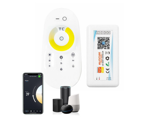 Диммер CCT PROLUM Wi-Fi; TUYA; TOUCH; 18A; Series: HomeLink