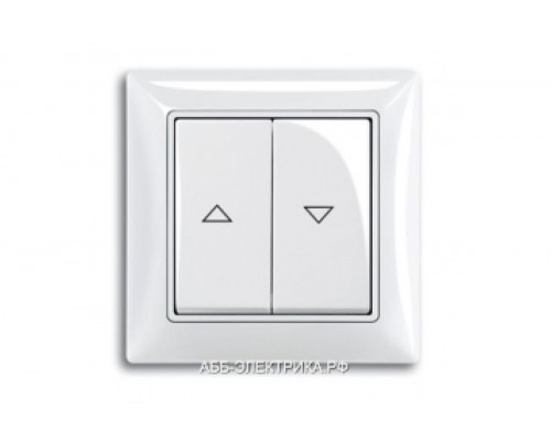 Выключатель жалюзийный, цвет Белый, ABB Basic 55