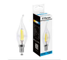 FN LB-714, C37, E-14, 11W/6400K свеча на ветру