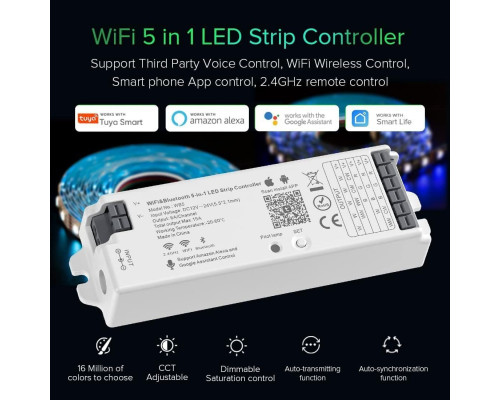 Controler de control universal PROLUM 5in1; Wifi; TUYA; 15; Seria: HomeLink