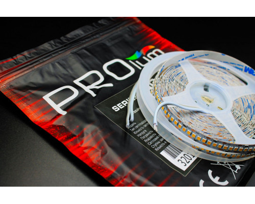 bandă LED PROLUM™ 12V; 2835\240; IP20; Seria „SG”, alb cald (2800-3200K)