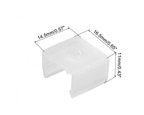 Монтажное крепление PROLUM™ для неона 8x16