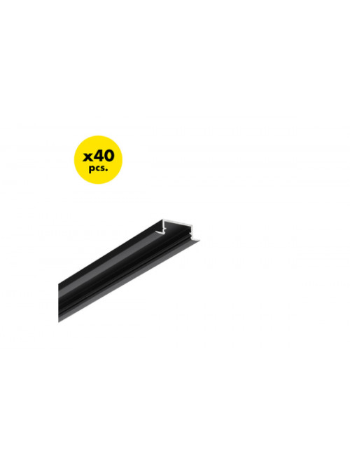 профиль LED BEGTIN12 J/S 2000 чёрный анодированный [40szt]