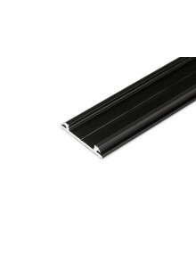 Profil LED aparent ARC 12, negru, lungime 2m