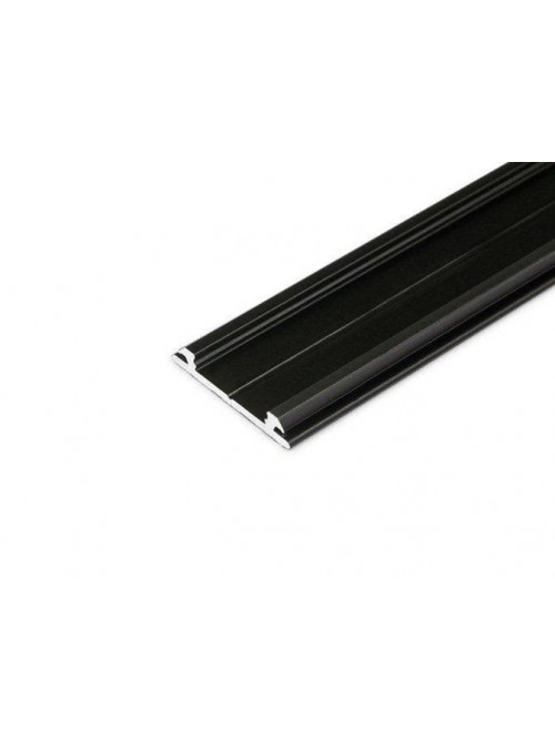 Profil LED aparent ARC 12, negru, lungime 2m