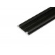 Profil LED aparent ARC 12, negru, lungime 2m