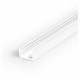 Profil LED aparent SLIM 8, alb, lungime 2m
