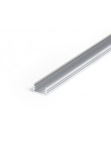 Profil LED aparent SLIM 8, aluminiu neanodizat, lungime 2m
