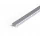 Profil LED aparent SLIM 8, aluminiu neanodizat, lungime 2m