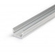 Profil LED aparent UNI 12, aluminiu neanodizat, lungime 2m