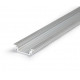 Profil LED încastrat GROOVE14, aluminiu neanodizat, lungime 2m