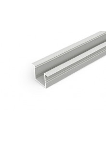 Profil LED încastrat SMART-IN16, aluminiu neanodizat, lungime 2m