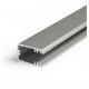 Profil LED pentru sticlă MIKRO-LINE 12, aluminiu anodizat, lungime 2m