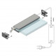 Profil LED pentru sticlă MIKRO-LINE 12, aluminiu anodizat, lungime 2m