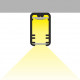 Profil LED pentru sticlă MIKRO-LINE 12, aluminiu anodizat, lungime 2m