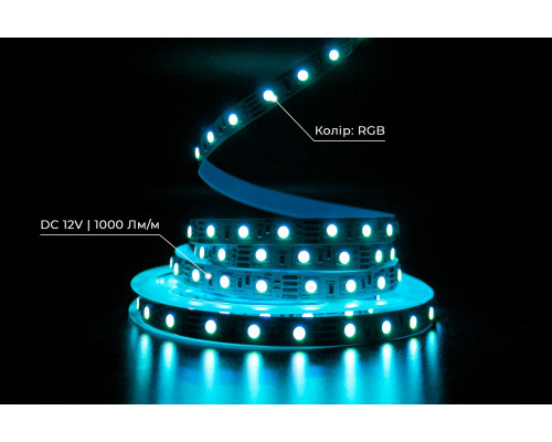 bandă LED PROLUM™ 12V; 5050\60; IP20; Seria „S”, RGB