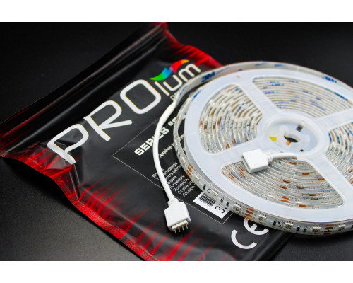 Светодиодная LED лента PROLUM™ 12V; 5050\60; IP65; Series "SG", RGB
