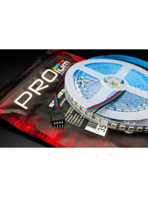 Светодиодная LED лента PROLUM™ 24V; IP20; 5050\120; Series "SG", RGB