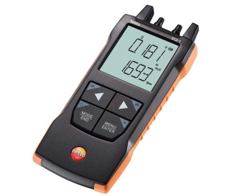 testo 512-1 - Digital differential pressure measuring instrument with App connection